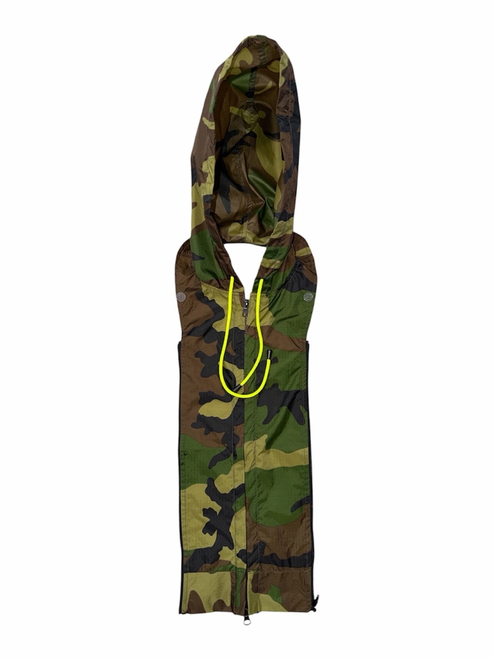 New Veronica Beard Nylon Camouflage Hoodie Dickey